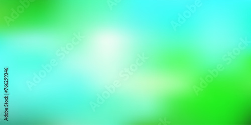 Light blue, green vector blur layout.