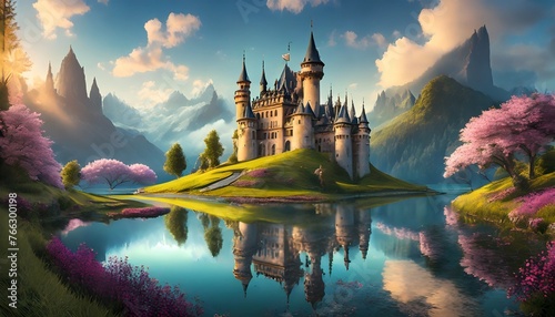 fairy tale castle photo
