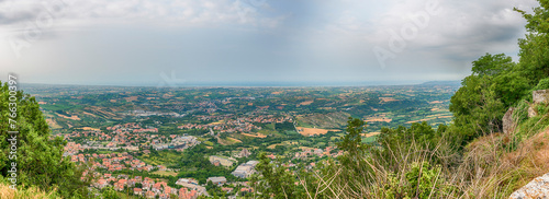 Panoramic view from Monte Titano, City of San Marino