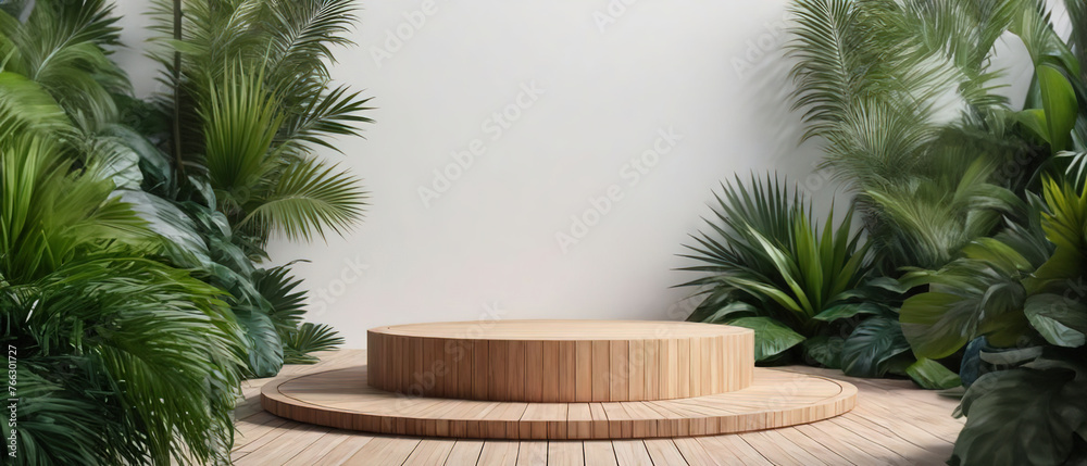 Minimal abstract cosmetic background for product presentation. Cosmetic bottle podium and green palm leaf on grey color background. 3d render illustration.ai generated Minimal abstract cosmetic background for product presentation. Cosmetic bottle podium and green palm leaf on grey color background. 3d render illustration.ai generated