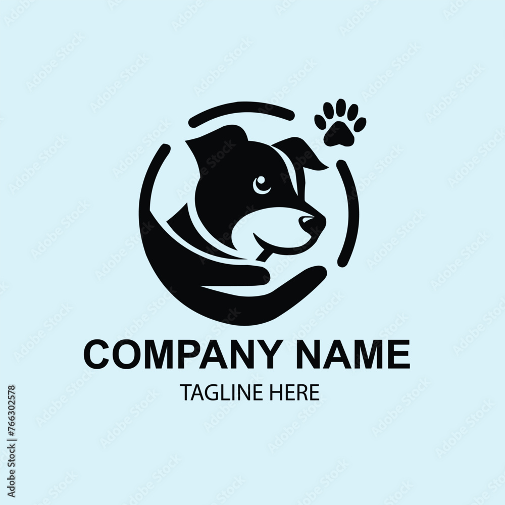 vector pet logo design vector pet logo design