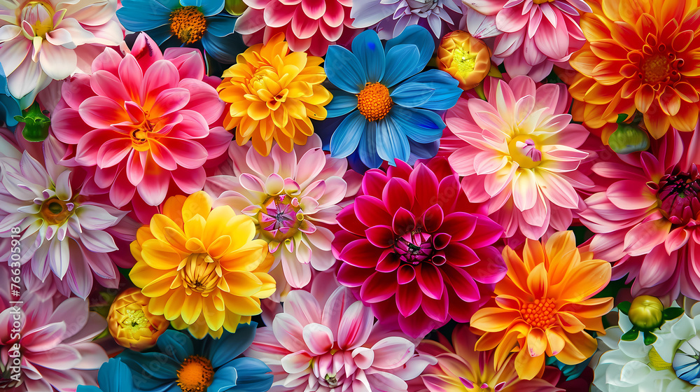 Vibrant Flower Pattern Vibrant Flower Pattern