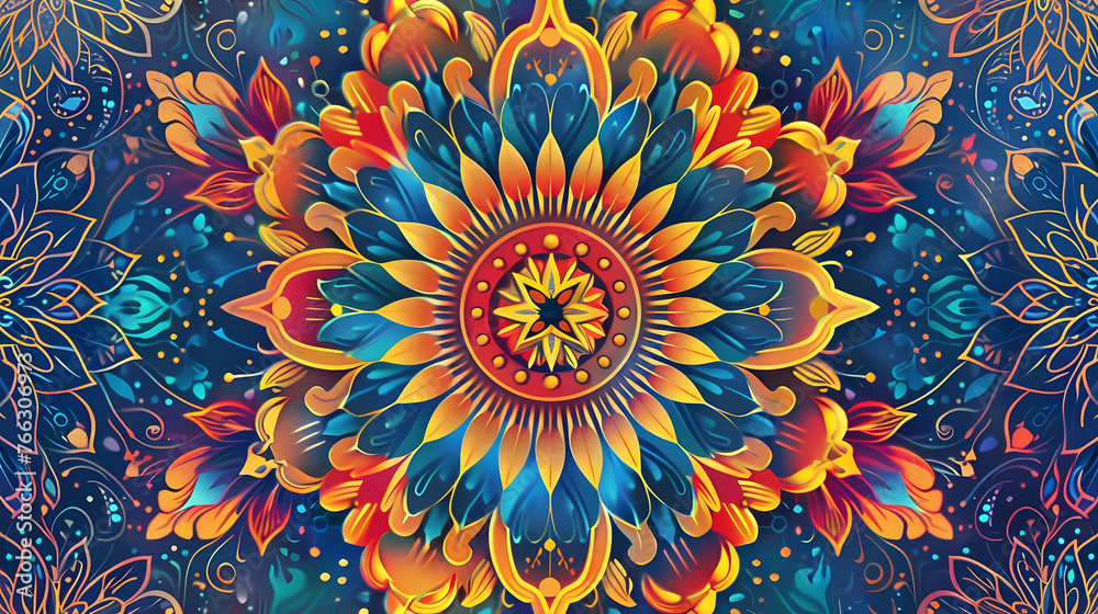 Mandala-Inspired Pattern Mandala-Inspired Pattern