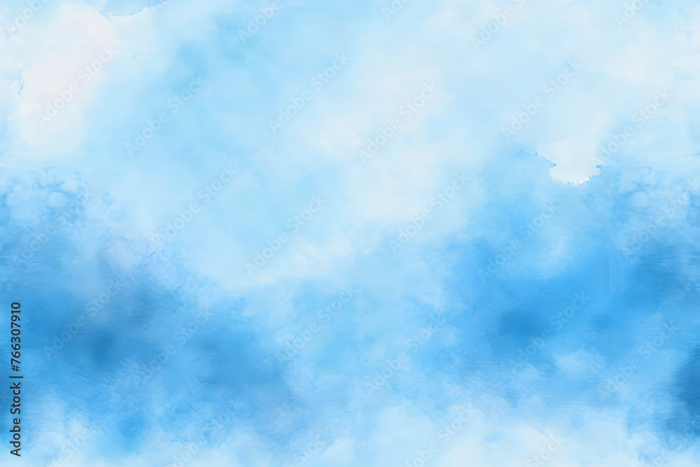 Abstract Watercolor shades blurry and defocused Cloudy Blue Sky Background, blurred and grainy Blue powder explosion on white background, Classic hand painted Blue watercolor background for design. Abstract Watercolor shades blurry and defocused Cloudy Blue Sky Background, blurred and grainy Blue powder explosion on white background, Classic hand painted Blue watercolor background for design.