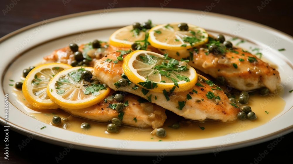 Chicken piccata UHD wallpaper Chicken piccata UHD wallpaper
