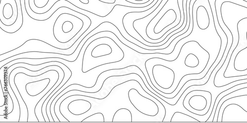 Abstract white topography vector background. Topography map art curve drawing. The concept of conditional geographical pattern and topography. Vector illustration.