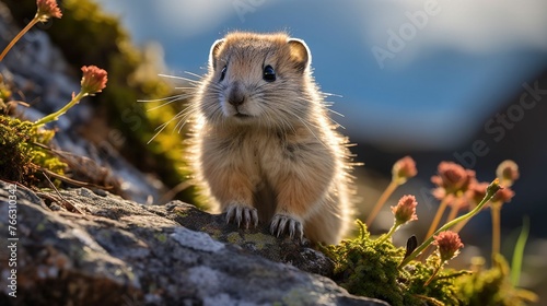 Collared lemming UHD wallpaper photo