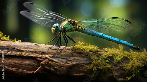 Green darner UHD wallpaper photo