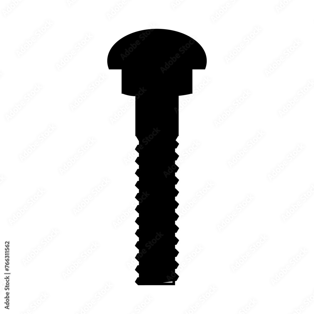 Self-tapping screw icon vector. Screw illustration sign. Bolt symbol or logo. Self-tapping screw icon vector. Screw illustration sign. Bolt symbol or logo.