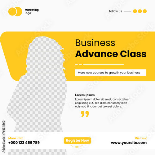 Yellow Themed Business Social Media Post (ID: 766311560)