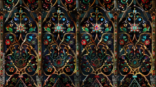 Gothic Splendor: Captivating Patterns of Cathedral Majesty