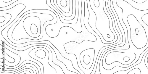 Abstract white topography vector background. Topography map art curve drawing. The concept of conditional geographical pattern and topography. Vector illustration.
