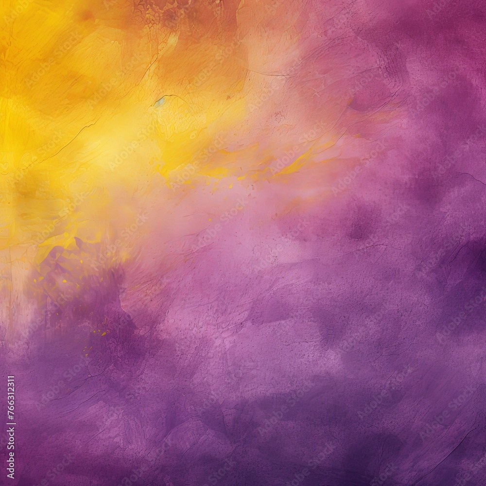 Dark mauve purple yellow, a rough abstract retro vibe background template or spray texture color - obrazy, fototapety, plakaty 