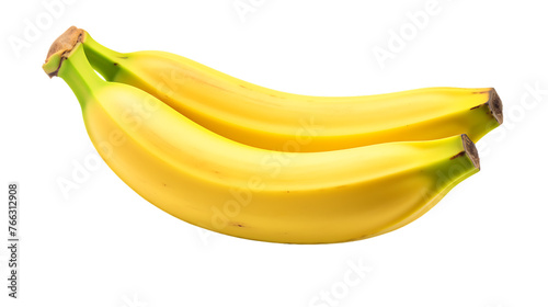 banana isolated on white background, clipping path, full depth of field 