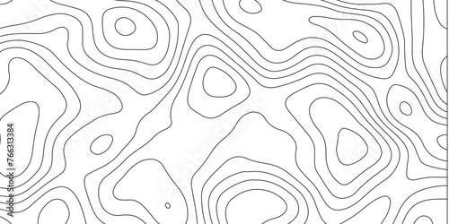 Abstract white topography vector background. Topography map art curve drawing. The concept of conditional geographical pattern and topography. Vector illustration.