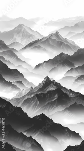 Mountain Range Pattern