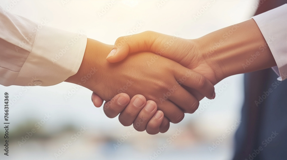 Handshake. Handshake.