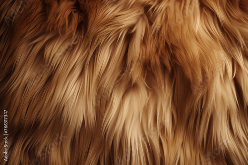 Processed collage of fluffy animal fur surface texture. Background for banner, backdrop or texture