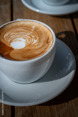 Latte Art Cappuccino Kaffee