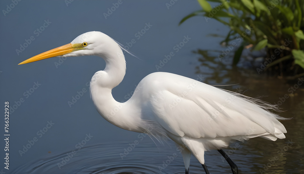 Great White Egret bird Stock Photo,Egret bird photography.Wildlife Photography, Generative AI Great White Egret bird Stock Photo,Egret bird photography.Wildlife Photography, Generative AI