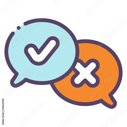 disagreement icon