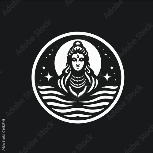 ancient Indian Hindu gods and goddesses. Different idols of Hinduism. Deities and lords in India. Holy traditional characters of Asia. Flat vector illustration isolated on white background