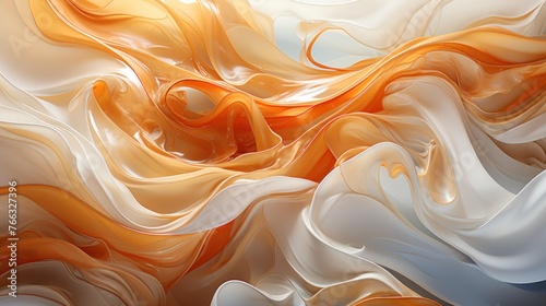 Abstract orange and white background.