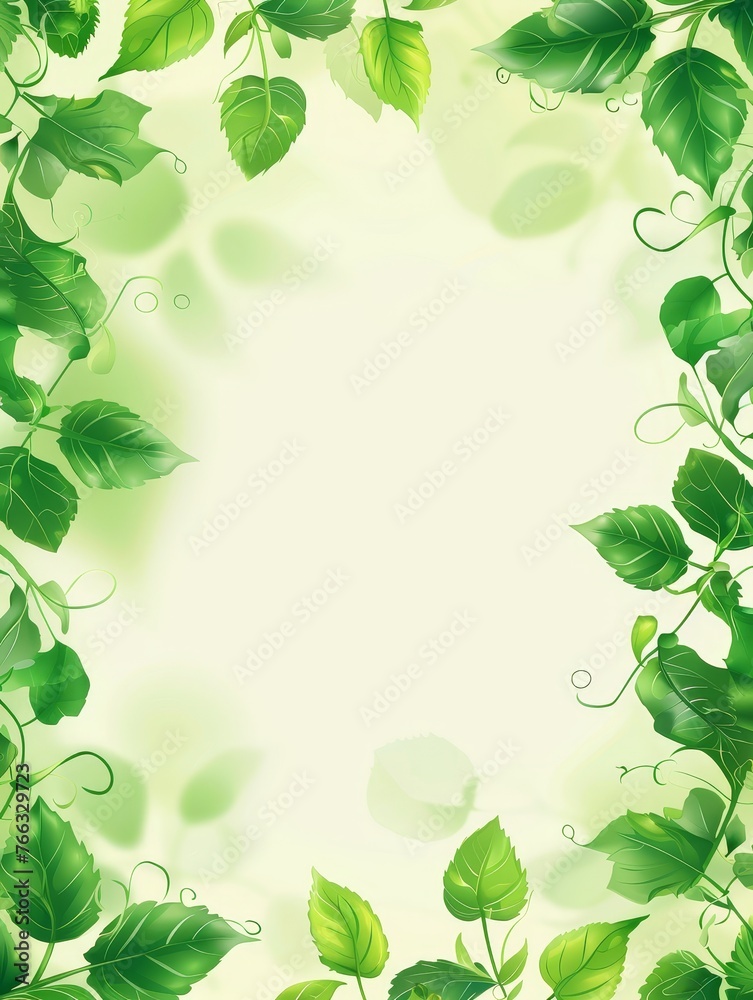 Scrapbook style background with foliage - aged weathered Scrapbook style background with foliage - aged weathered