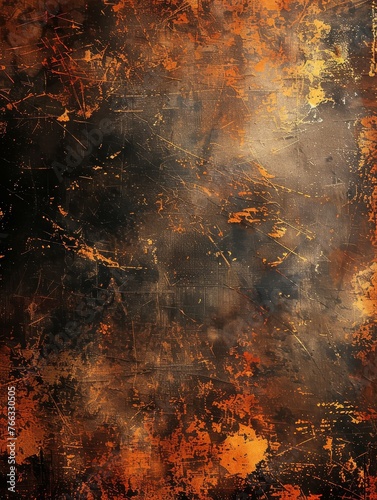 Rustic Grunge Texture: Old Wood Background, Dark, Worn