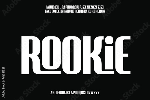 Display alphabet font vector design suitable for headline, logotype, poster, banner and many more