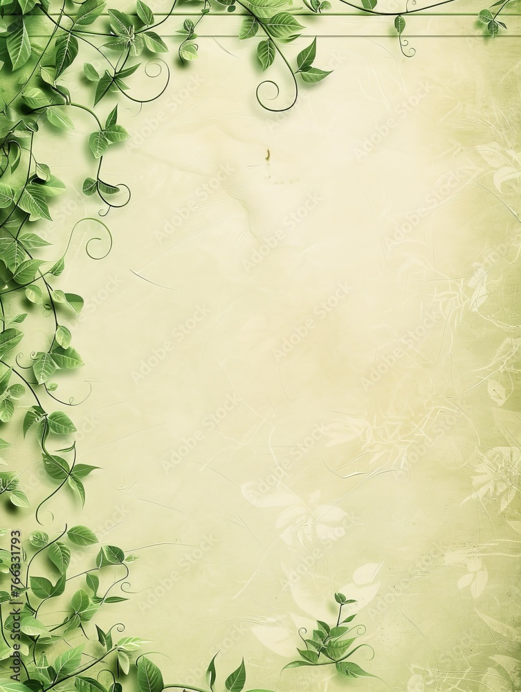 background accented with ivy and leaves background accented with ivy and leaves