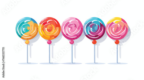 Candy icon. concept illustration for design. flat vector © RedFish