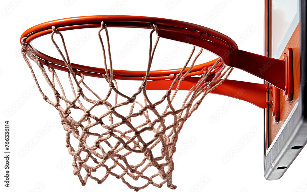 Basketball Rim Net Clips Holding Net in Place Isolated on Transparent Background PNG.