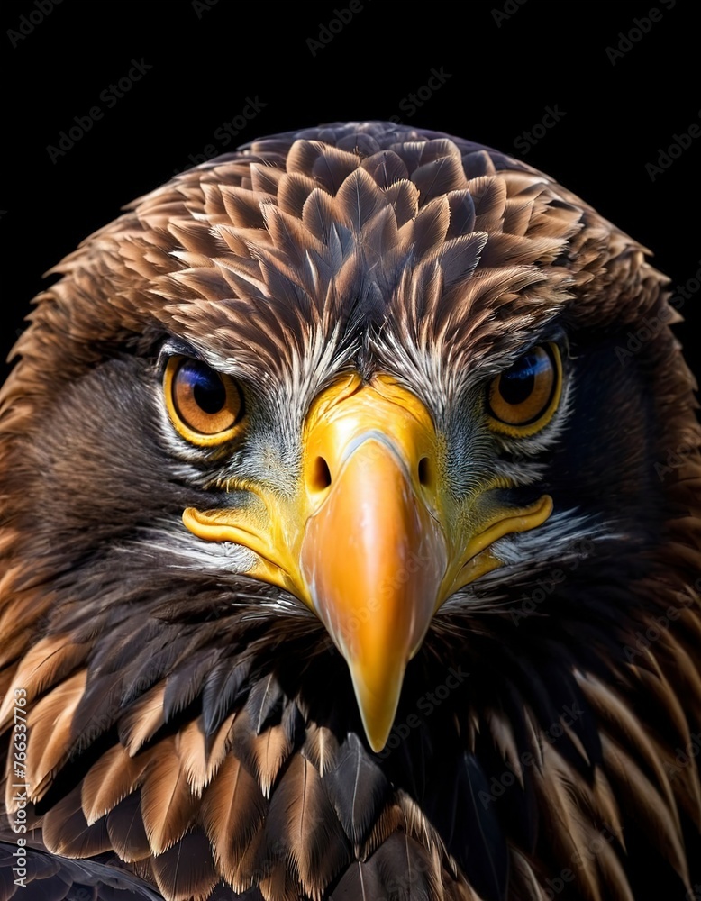 close up of a eagle