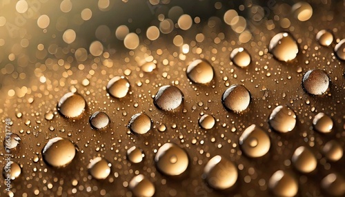 water drops on a surface, water droplets, a digital rendering 