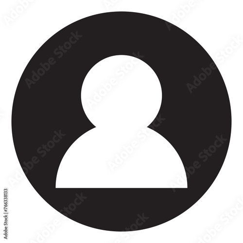 User profile login or access authentication icon vector illustration image. Monochrome icon
