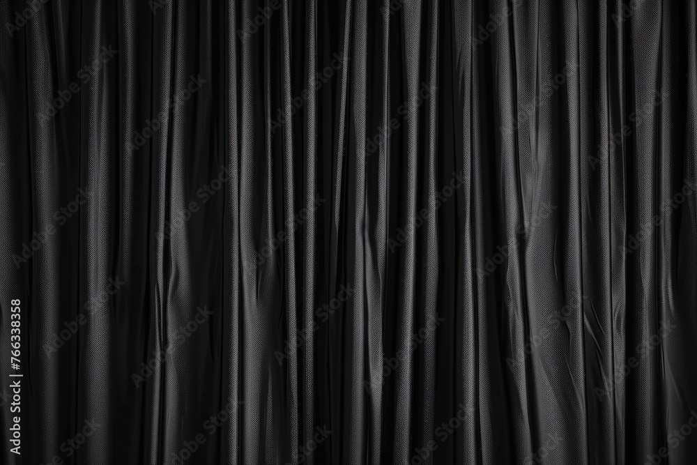 Black Curtains Closed with Folds. Theatrical Background Drapery for Show, Cinema or Stage Performance Pics Black Curtains Closed with Folds. Theatrical Background Drapery for Show, Cinema or Stage Performance Pics