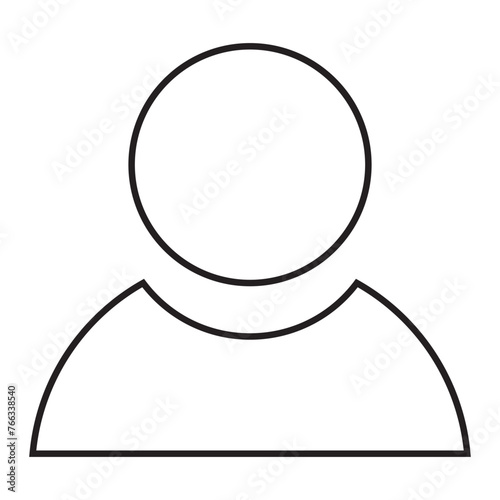 User icon in flat style, Person icon, User icon for web site, User icon vector file illustration. EPS 10