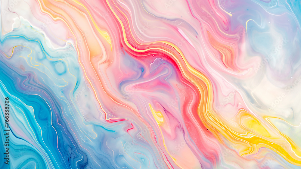 Rainbow color marble pattern background