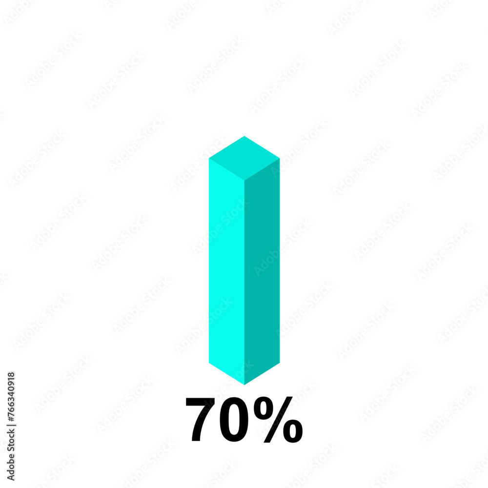 Slim chart template, number text 10% to 100%. Flat design interface illustration chart infographic elements for ui ux app web banner button vector Slim chart template, number text 10% to 100%. Flat design interface illustration chart infographic elements for ui ux app web banner button vector
