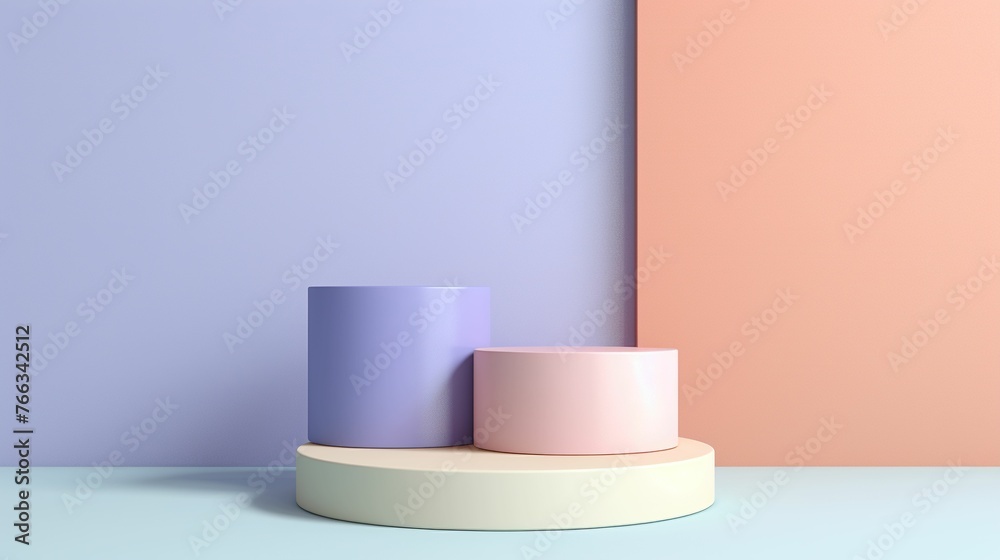 Cylinder podium minimal UHD wallpaper Cylinder podium minimal UHD wallpaper