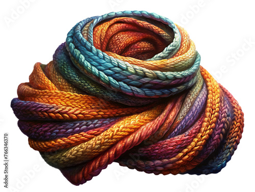 beautiful multicolor scarf