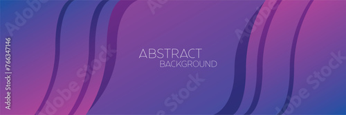 Abstract Background Colorful Template Banner With Gradient Color. Design With Liquid Shape.