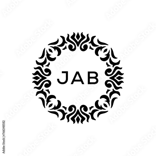 JAB  logo design template vector. JAB Business abstract connection vector logo. JAB icon circle logotype.
