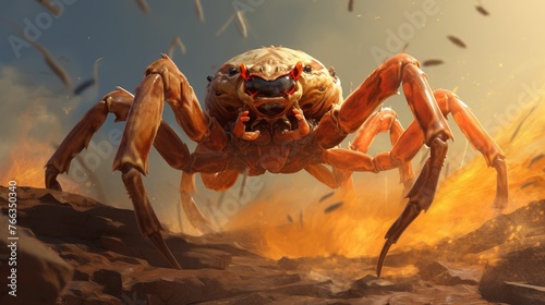 Crab spider UHD wallpaper