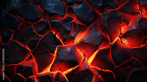 Cracked lava background UHD wallpaper