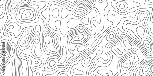 Abstract white topography vector background. Topography map art curve drawing. The concept of conditional geographical pattern and topography. Vector illustration.