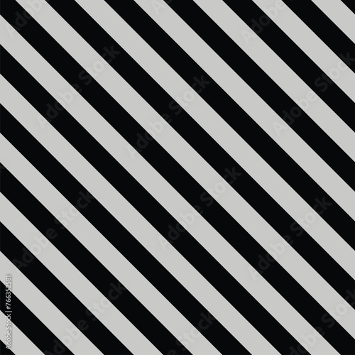 Seamless Black color Striped Background 45-degree