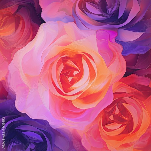 Rose purple orange  a rough abstract retro vibe background template