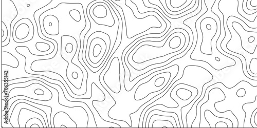 Abstract white topography vector background. Topography map art curve drawing. The concept of conditional geographical pattern and topography. Vector illustration. photo